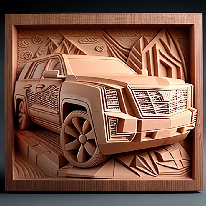 3D модель Cadillac Escalade (STL)